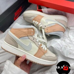 JORDAN RETRO 1 BOTA BEIGE