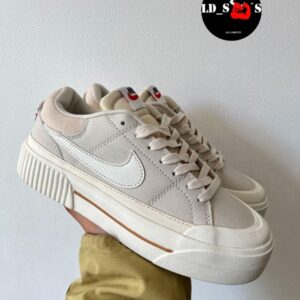 NIKE BLAZER CORTA PLATAFORMA BEIGE