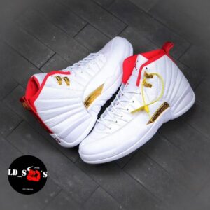 JORDAN RETRO 12 BLANCO-ROJO