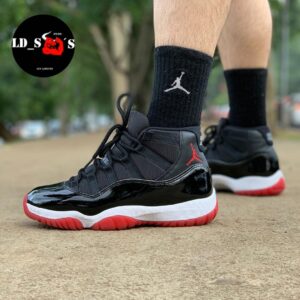 JORDAN RETRO 11 NEGRO-ROJO