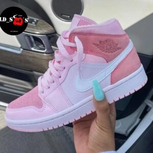 JORDAN RETRO 1 BOTA ROSA