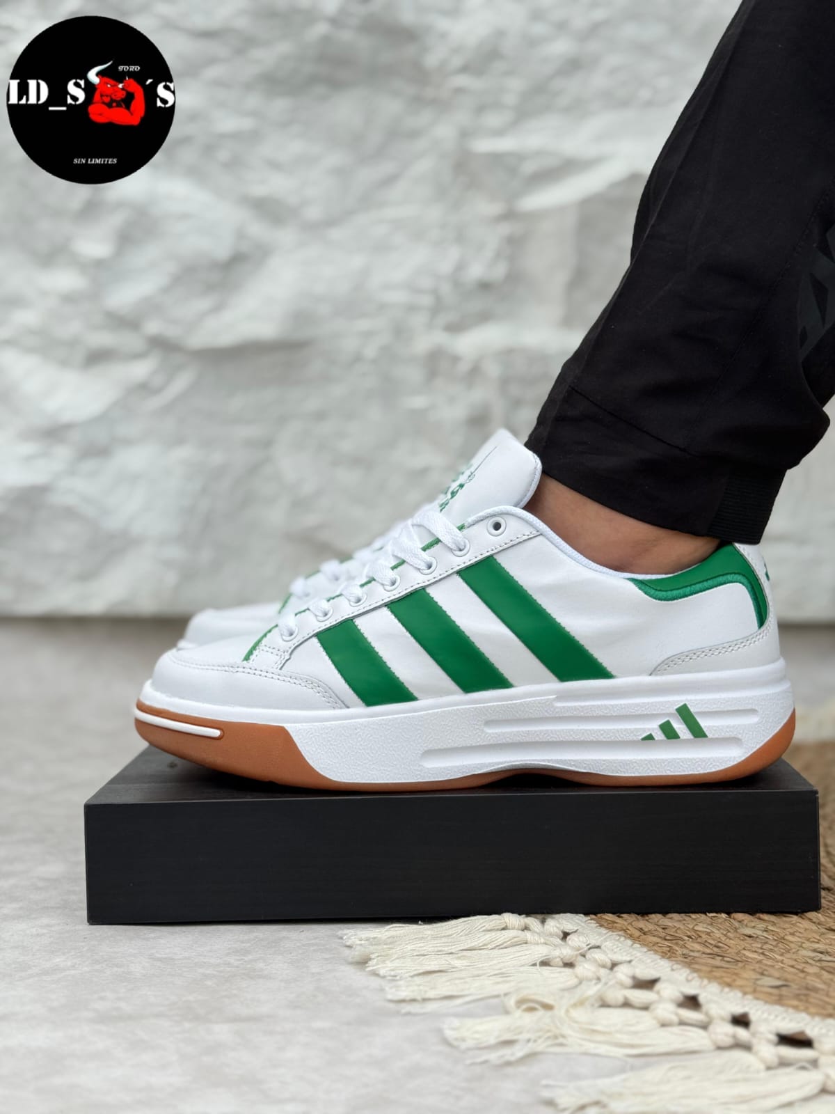 ADIDAS NASTASE BLANCO-VERDE