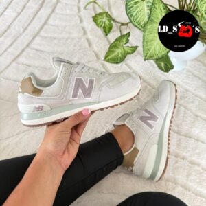 NEW BALANCE 574 GRIS-ROSA