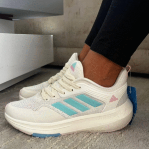 ADIDAS BOUNCE BEIGE-AZUL