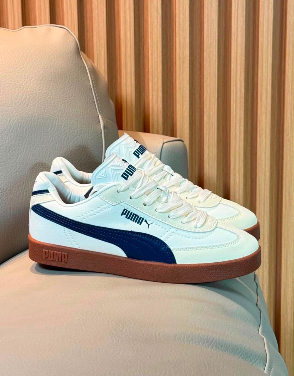 PUMA PALERMO BEIGE AZUL
